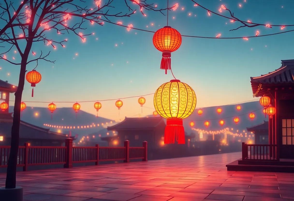 The Streamer's Magical Glow at Twilight