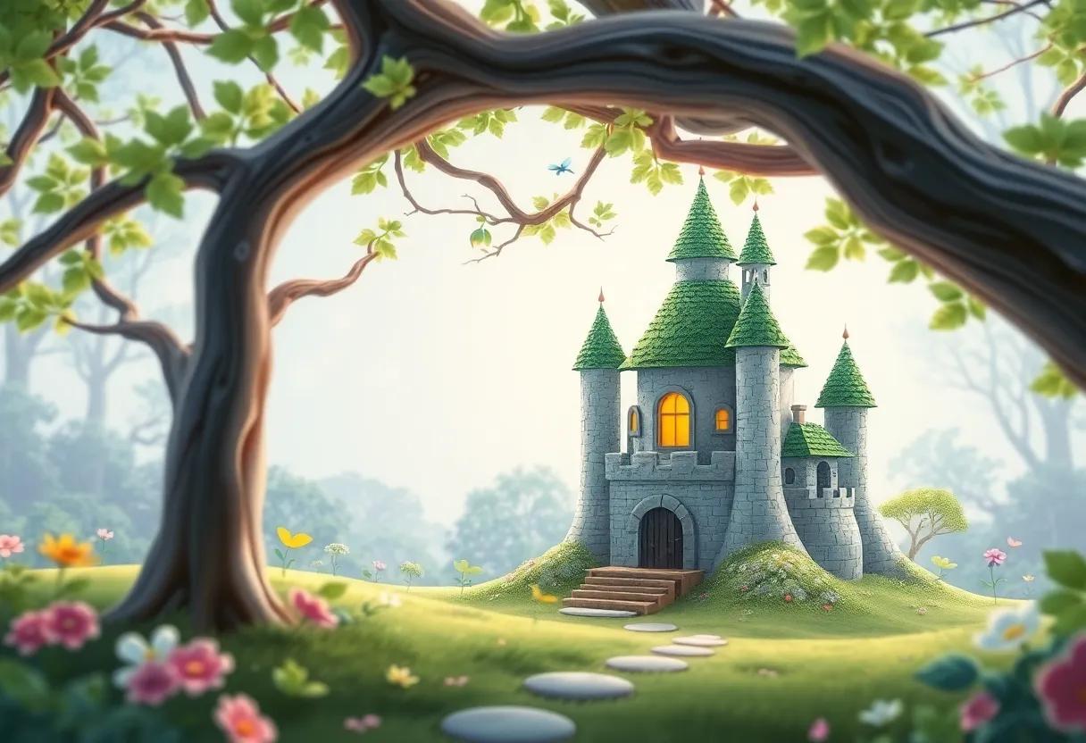 The Little Sprout Awakens in the Enchanted forest