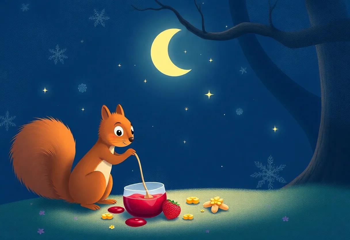 The Squirrel's Promise to Protect Forest Treats