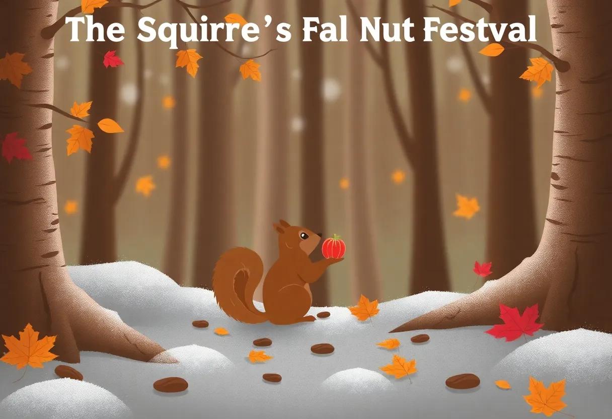 The Arrival of Crisp Autumn Winds in the Forest