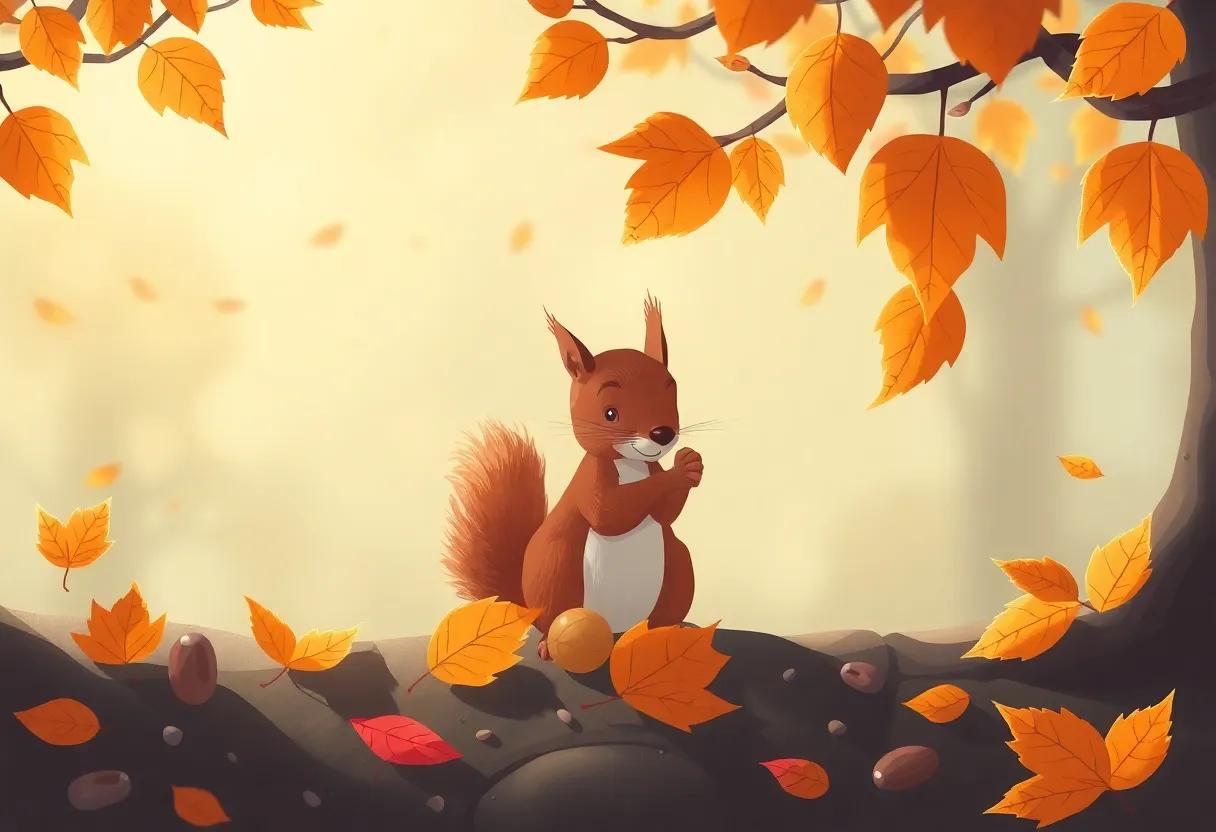 The Magical Moment of the First Falling Leaf