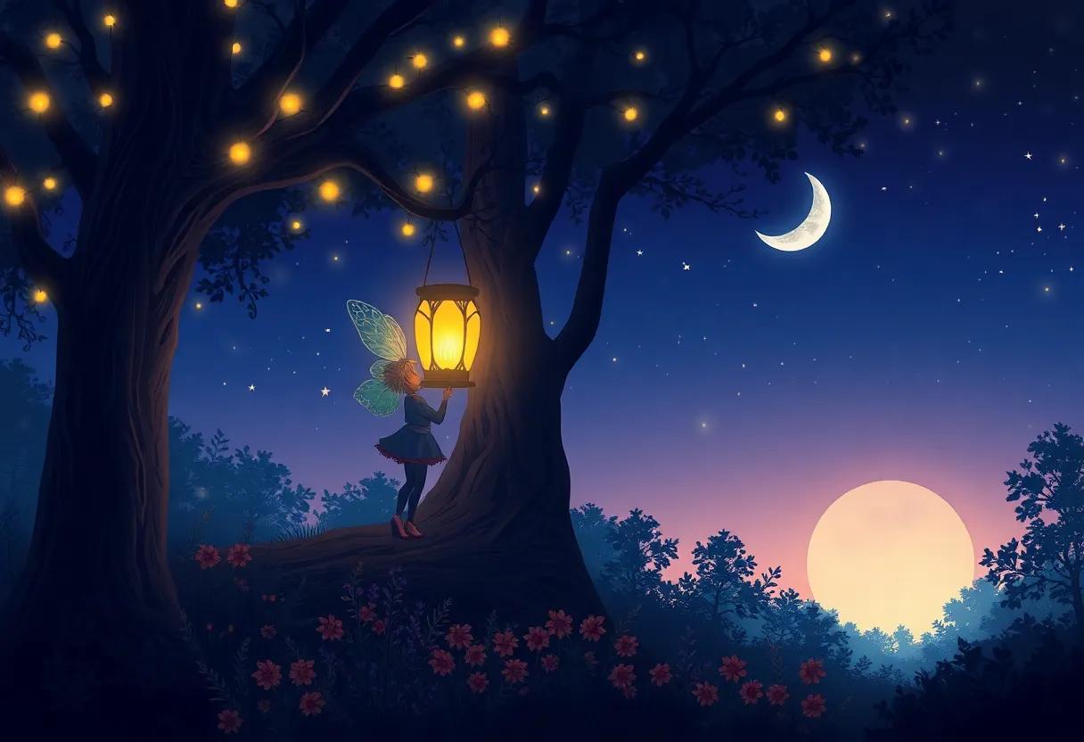 The Enchanted ⁣Forest Under⁣ the Glow of Twilight