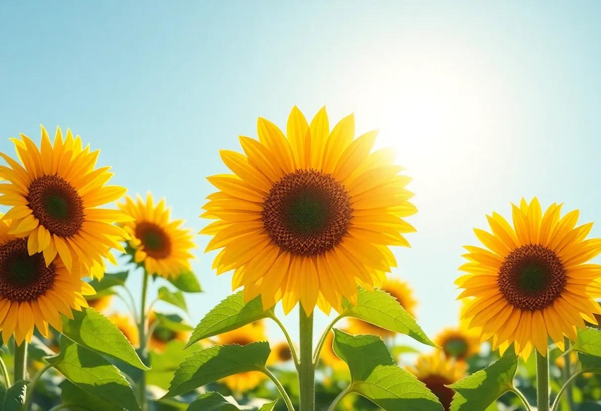 The Sunflower's Radiant Bloom Captures Daylight