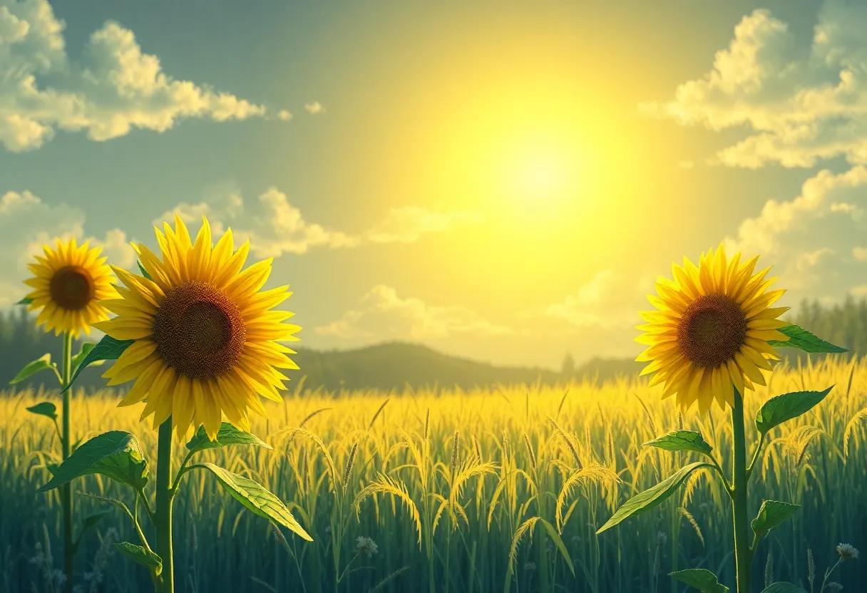 Reaching Higher Amidst the Whispering Meadow