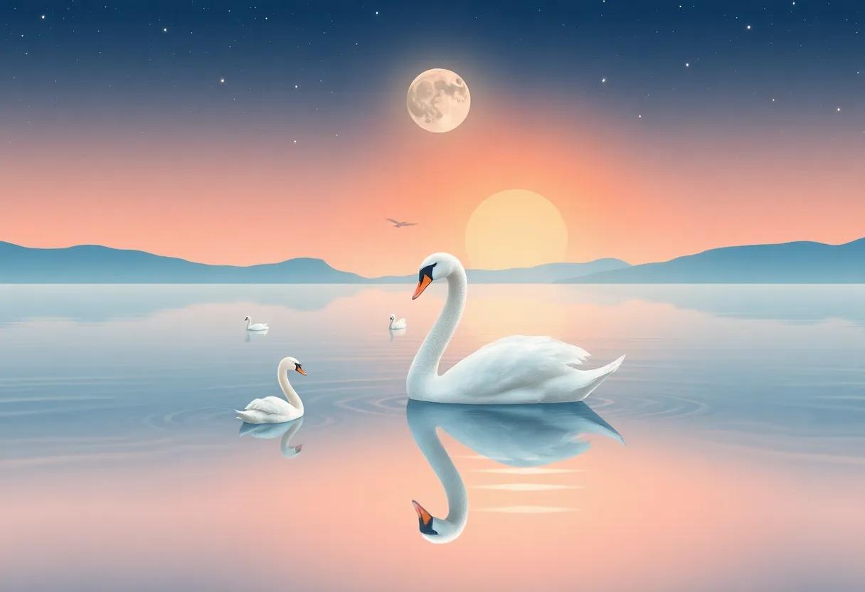 The Quiet Dawn on the First Lake