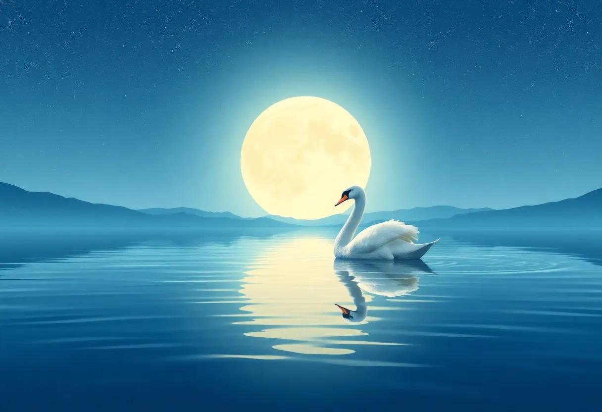 Reflections of the Moon on the Fifth Lake
