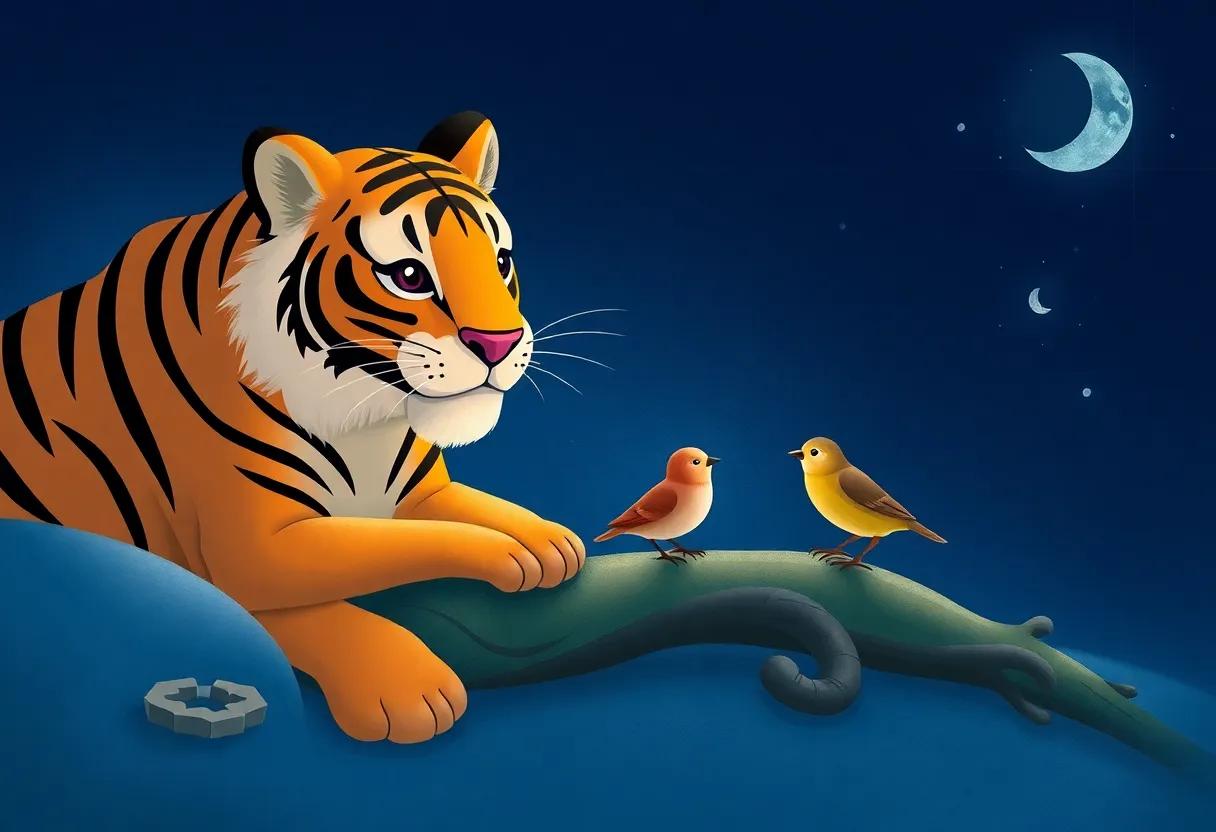 The Tiny Sparrow's First Night Alone