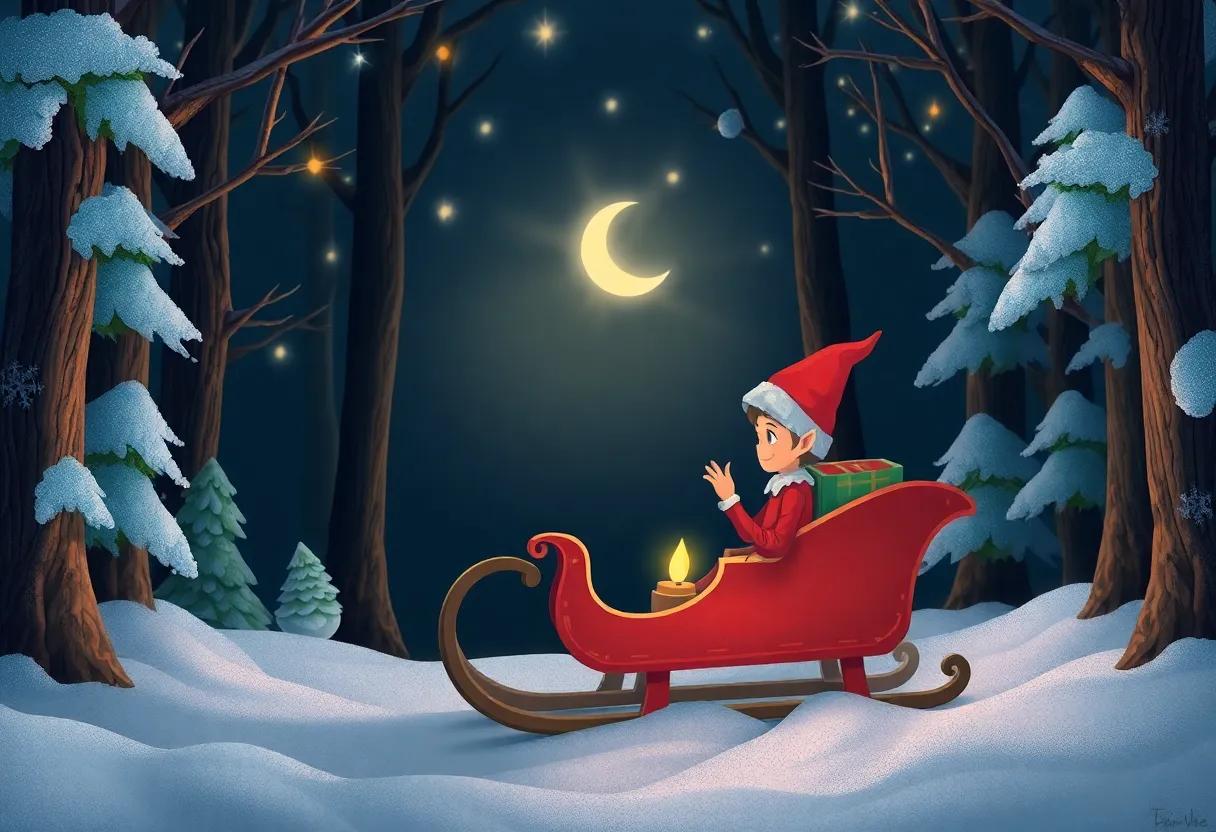 The Enchanted Forest Where the Tiny Elf Begins His Journey