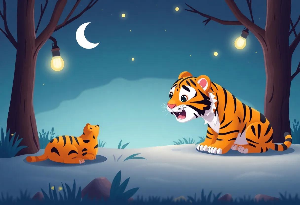 The Tiny Tiger's‍ Quiet World Before evening