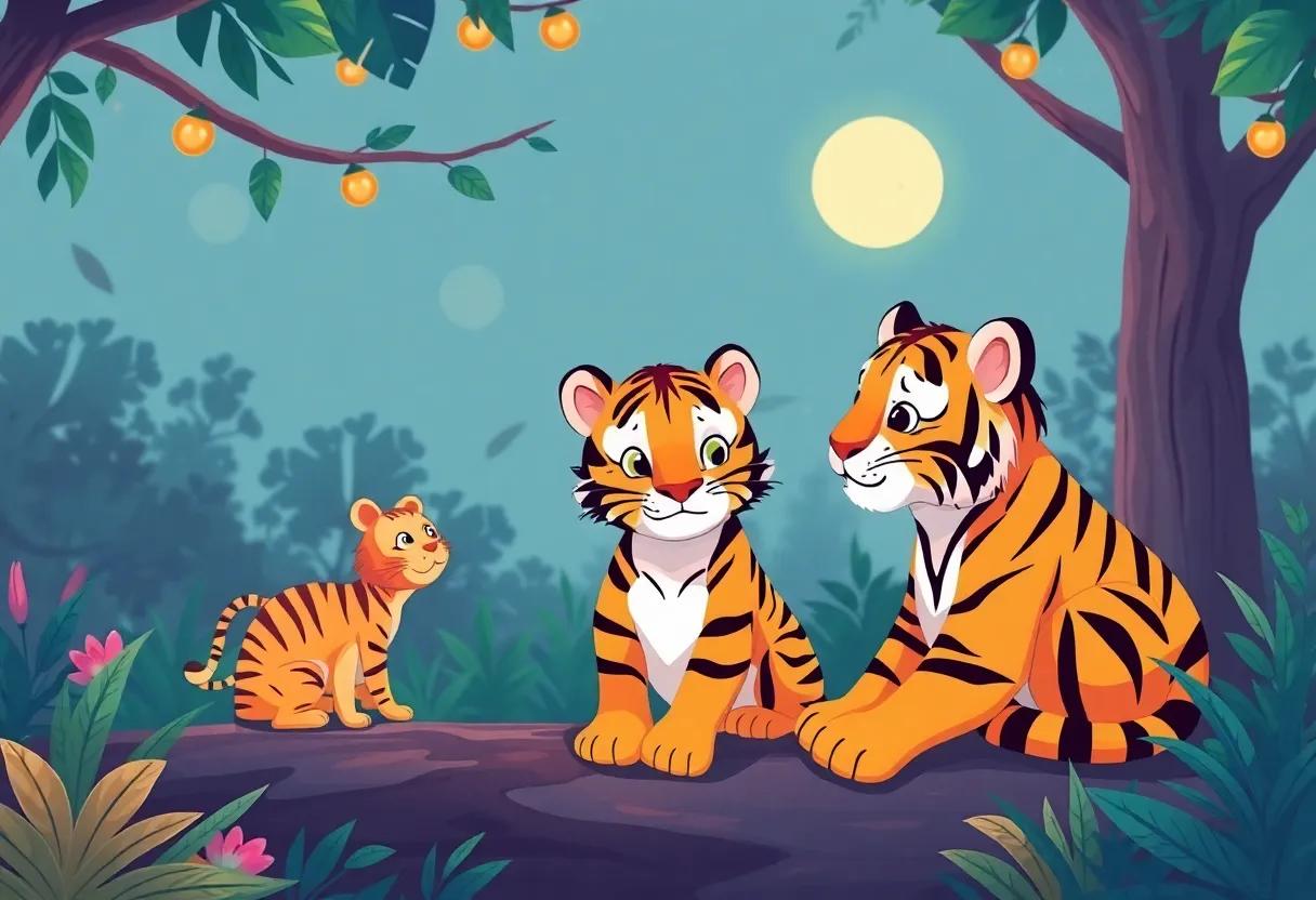 The‌ Tiny Tiger's Heartwarming Moment of Friendship