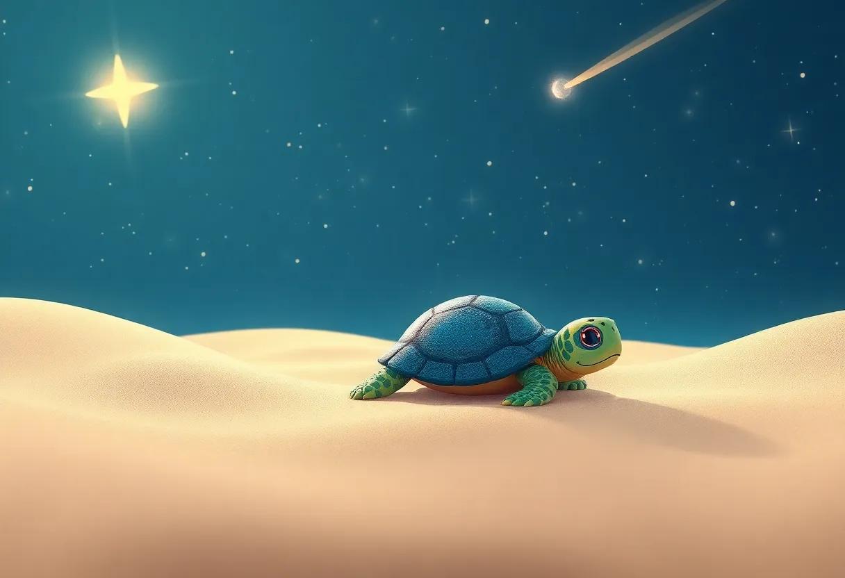 The Tiny Turtle's Wish ⁢Upon ⁣a ‌Shooting⁤ star
