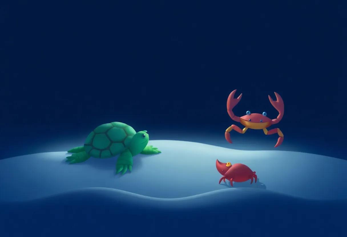 A Blanket of Soft Sand Underneath Tiny Flippers