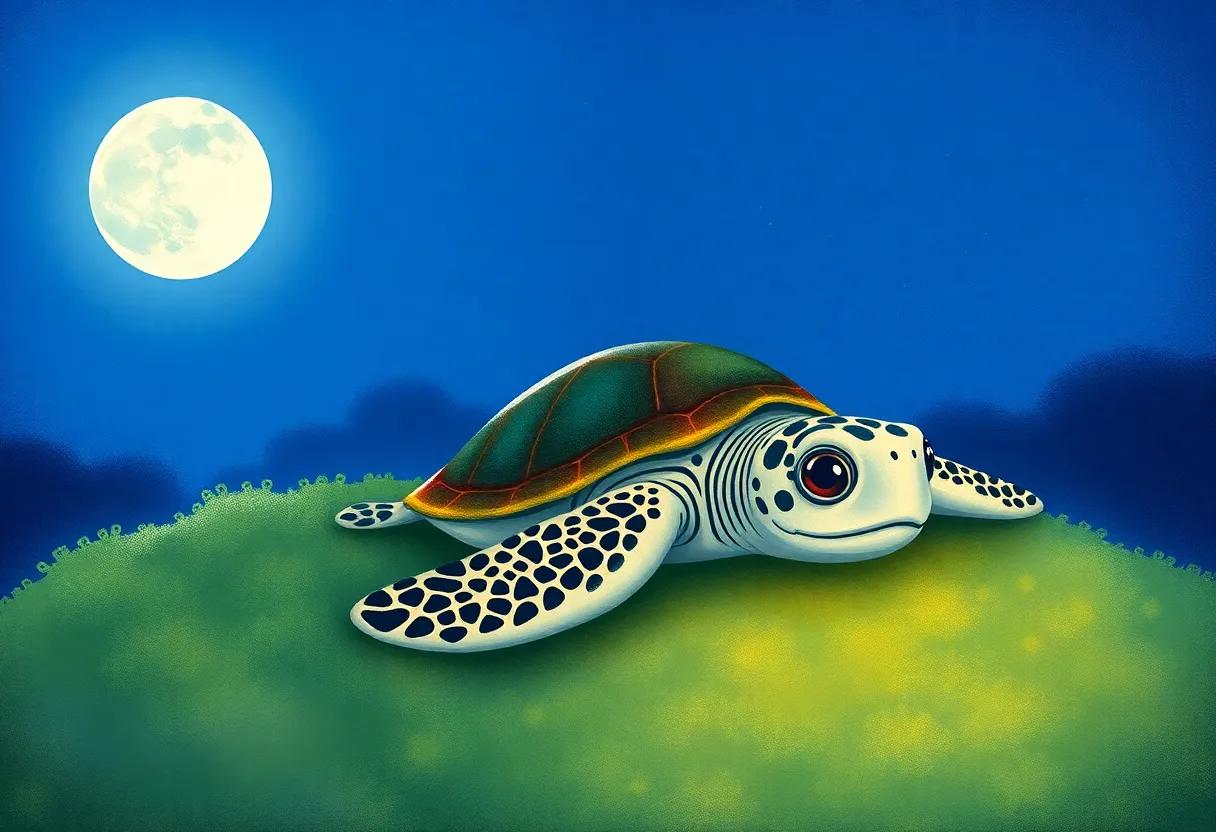 resting on ⁣soft Ocean Moss Under the‍ Moonlight