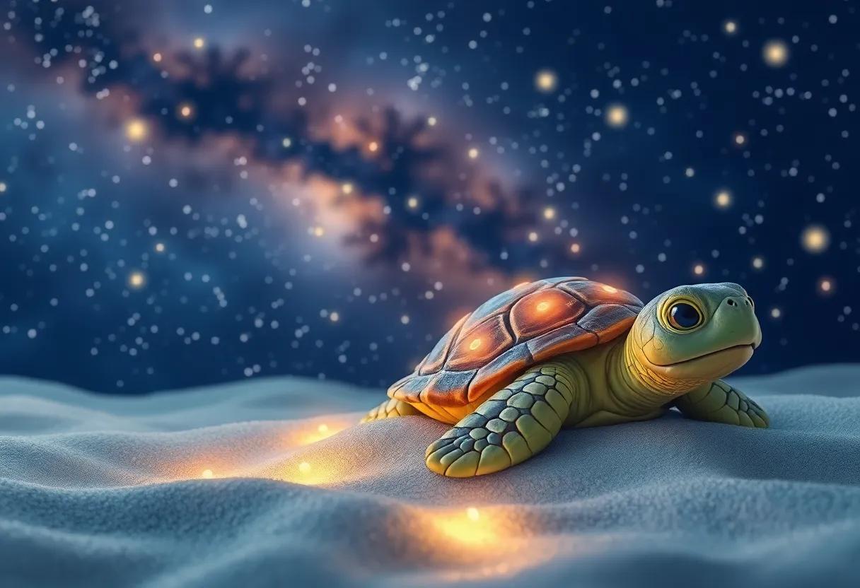 Starry Sky Painting Dreams with ⁣Twinkling Lights