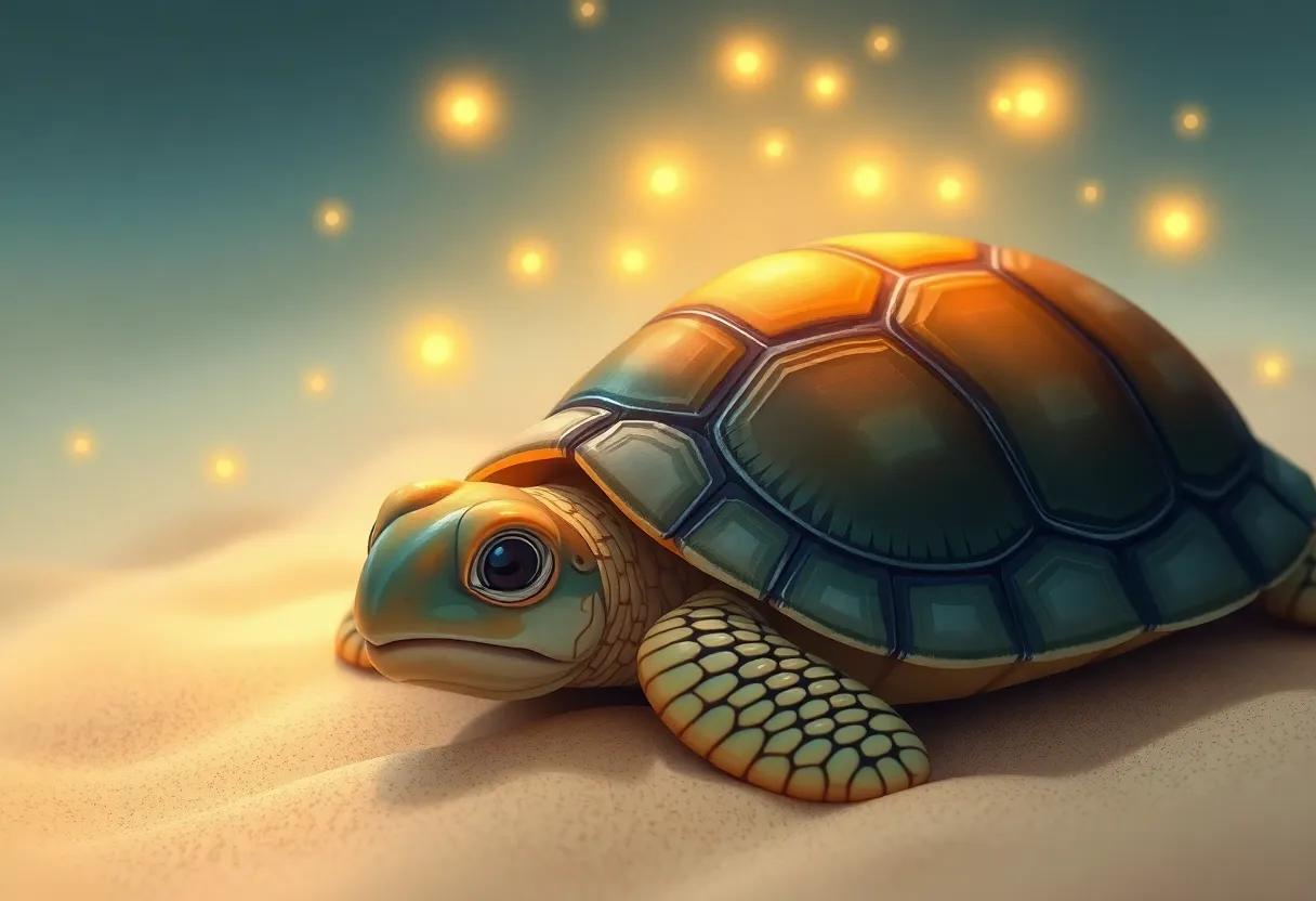 Glowing Fireflies Dancing ⁤Above the⁤ Turtle's Shell
