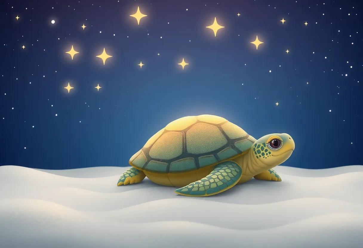 Stars twinkling Like⁤ Magic Above the Sleeping ​Turtle