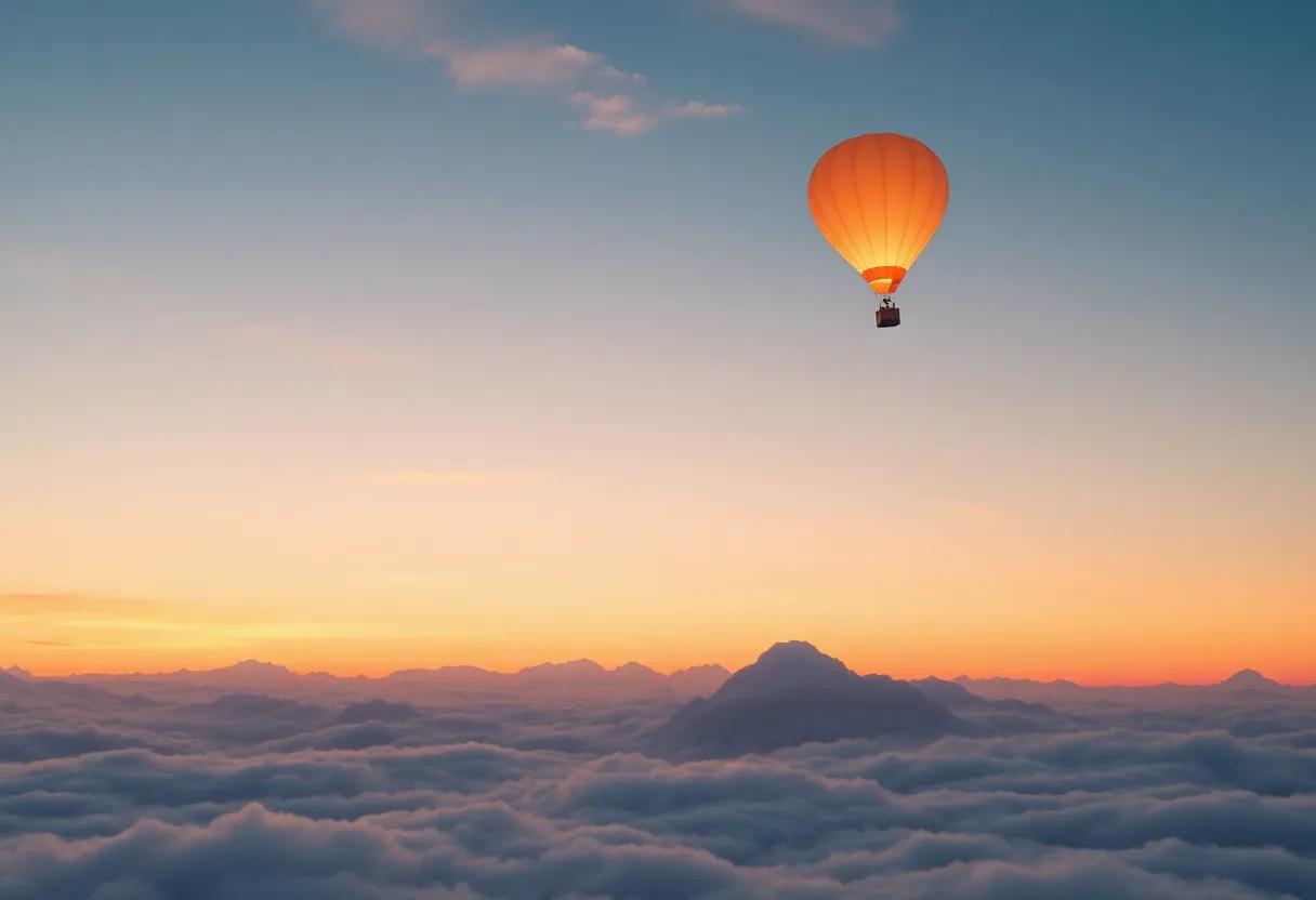 Touching the Soft ​Colors of a Sunrise ‌Horizon