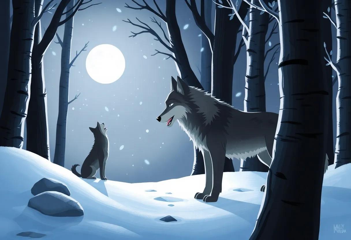 The Rhythm⁣ of Howls Echoing through the Trees