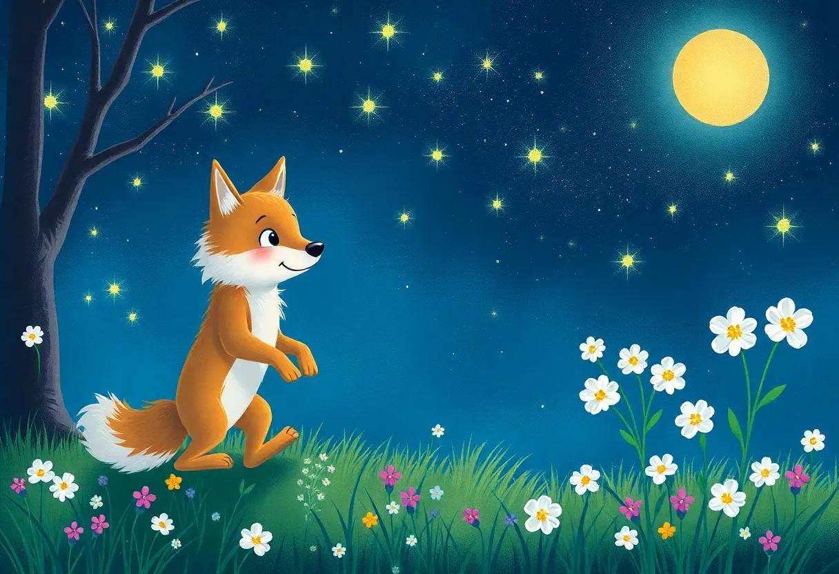 Dancing with Sparkling Night Blossoms in⁣ the Meadow