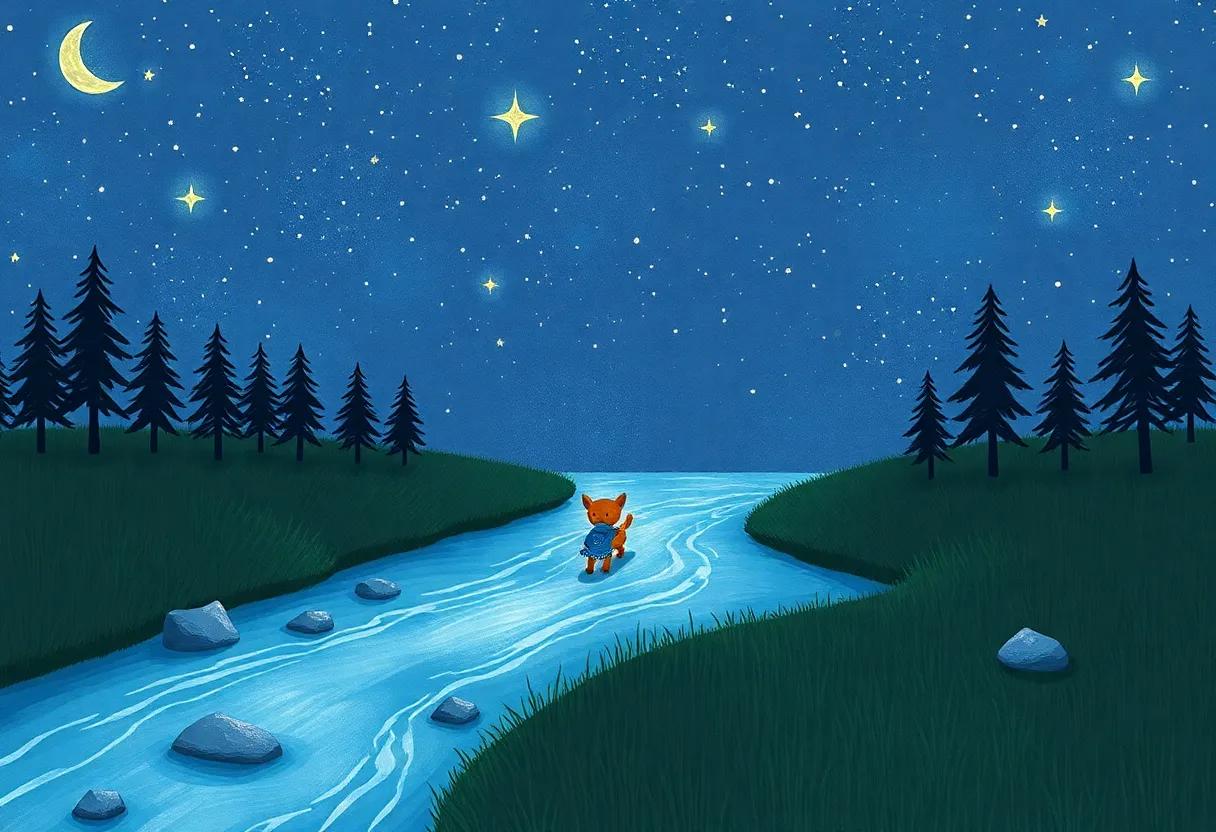 Crossing​ the Silver‍ Stream beneath Twinkling Stars