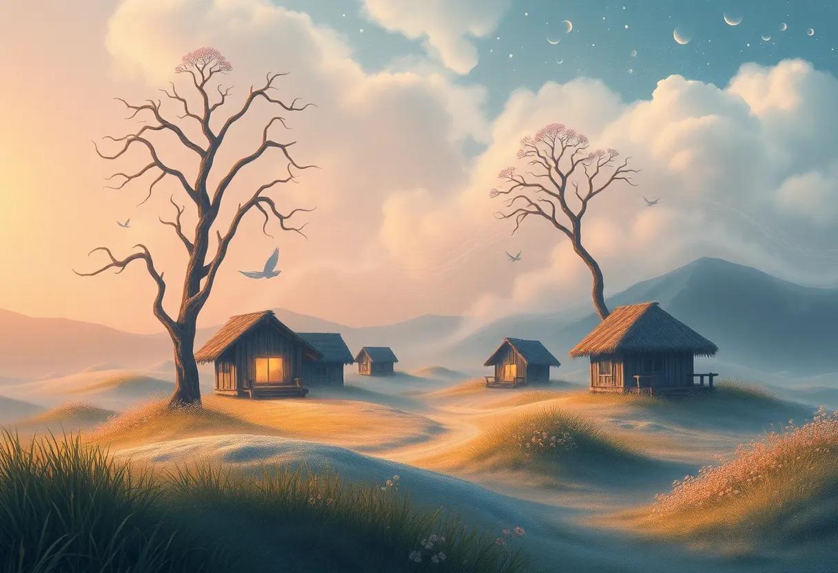 A Village Wrapped in Silence and wonder