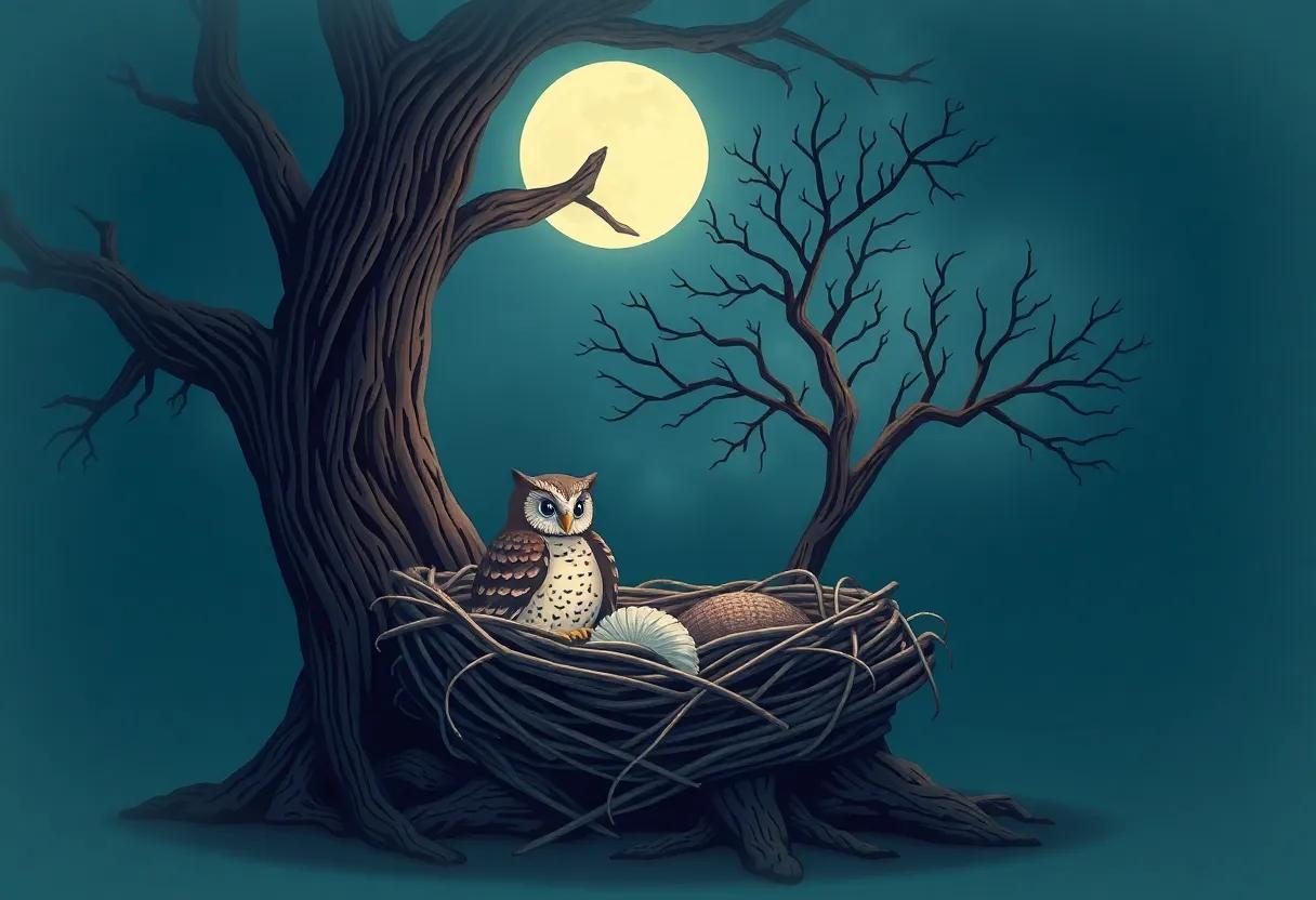 A Cozy Nest Cradled by ‍the Oldest Oak Tree