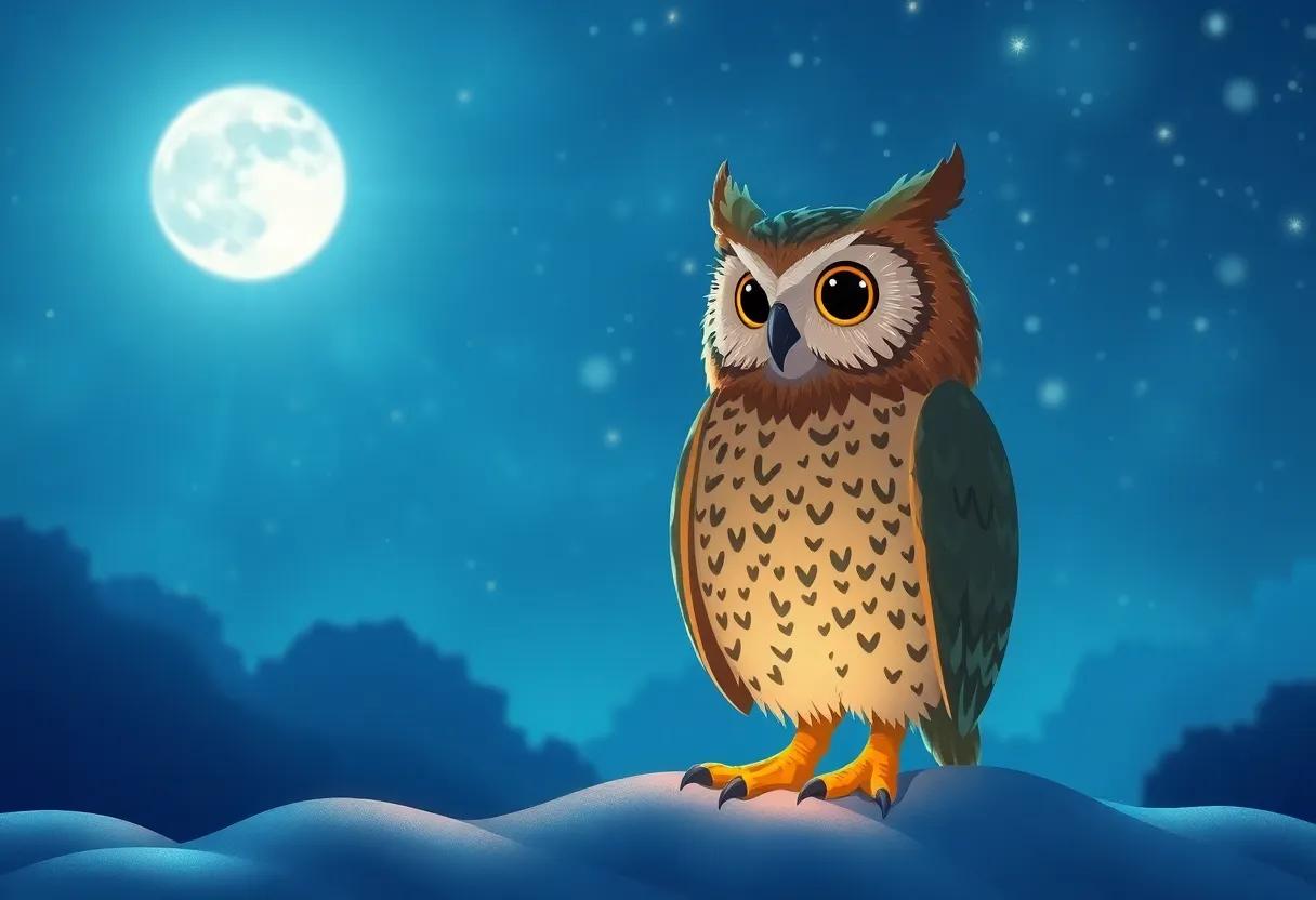 Soft Moonlight Illuminating the Path to Imagination