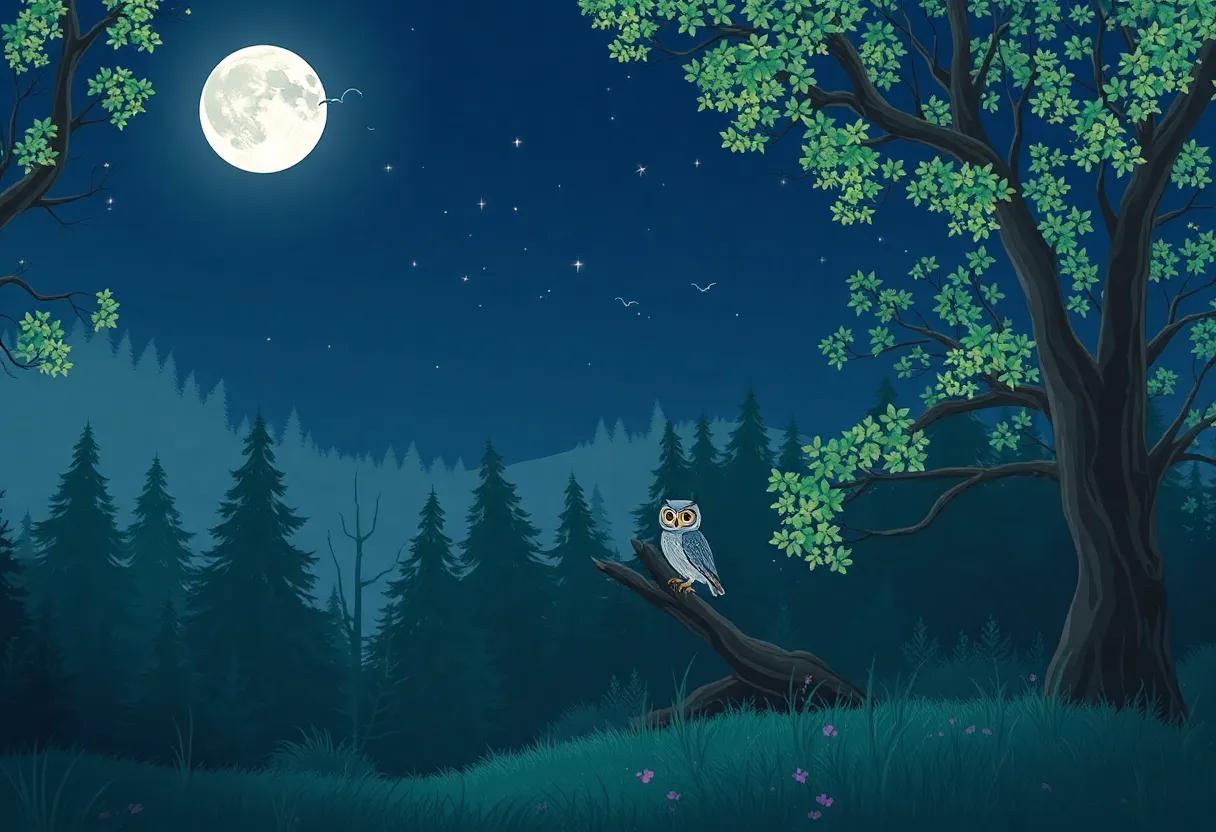 The ⁤Enchanted ⁤Forest Under​ the Silver Moonlight