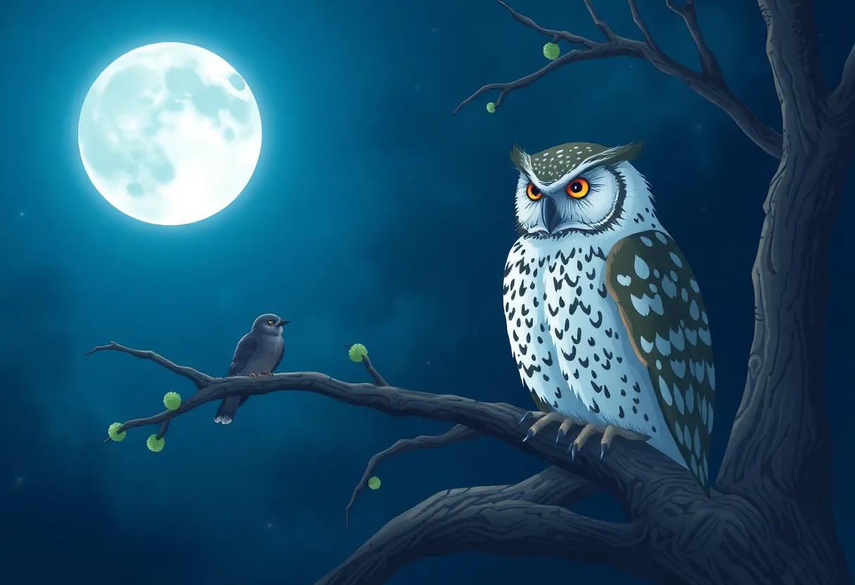 Glimmering Stars Guiding the ​Forest Creatures