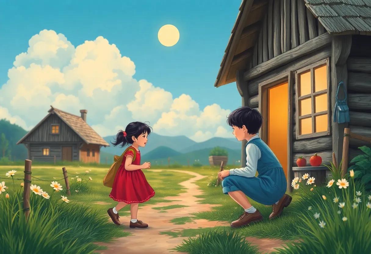Childhood Innocence and⁣ Playfulness Captured​ Through Vivid⁢ Descriptions of Rural Life in ⁤the children ⁤of Noisy Village