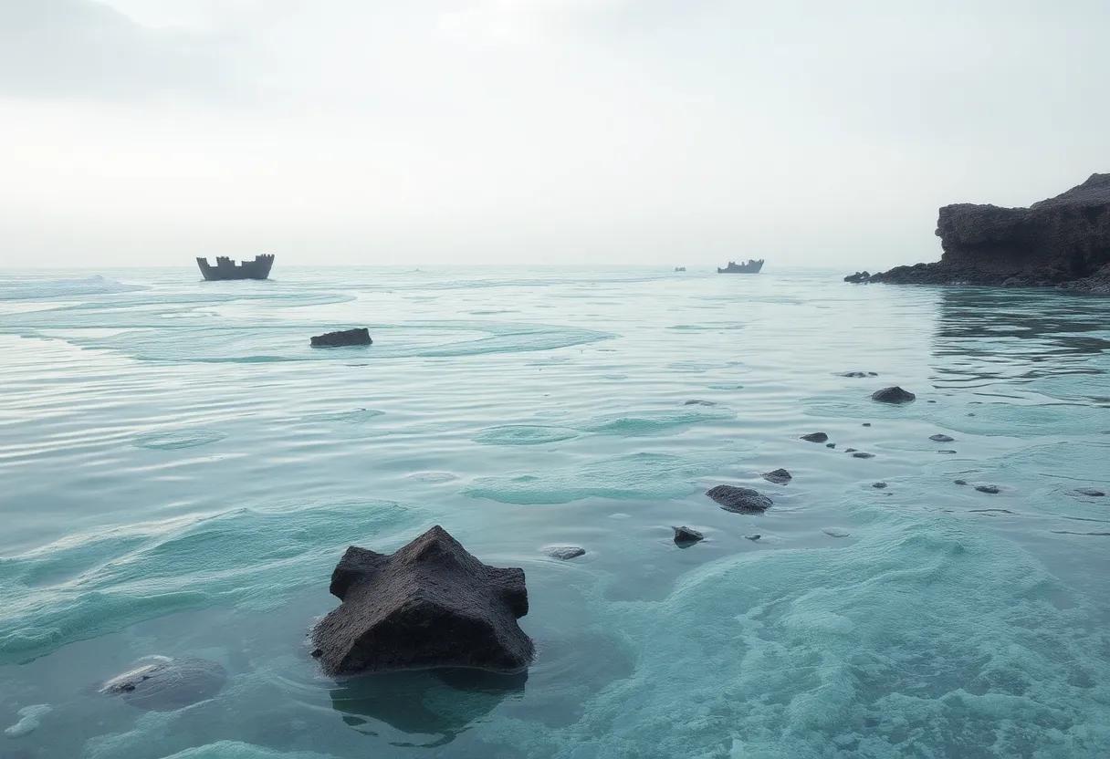 Symbolism of Water and Decay Reflecting Human Vulnerability ⁢and Existential Crisis