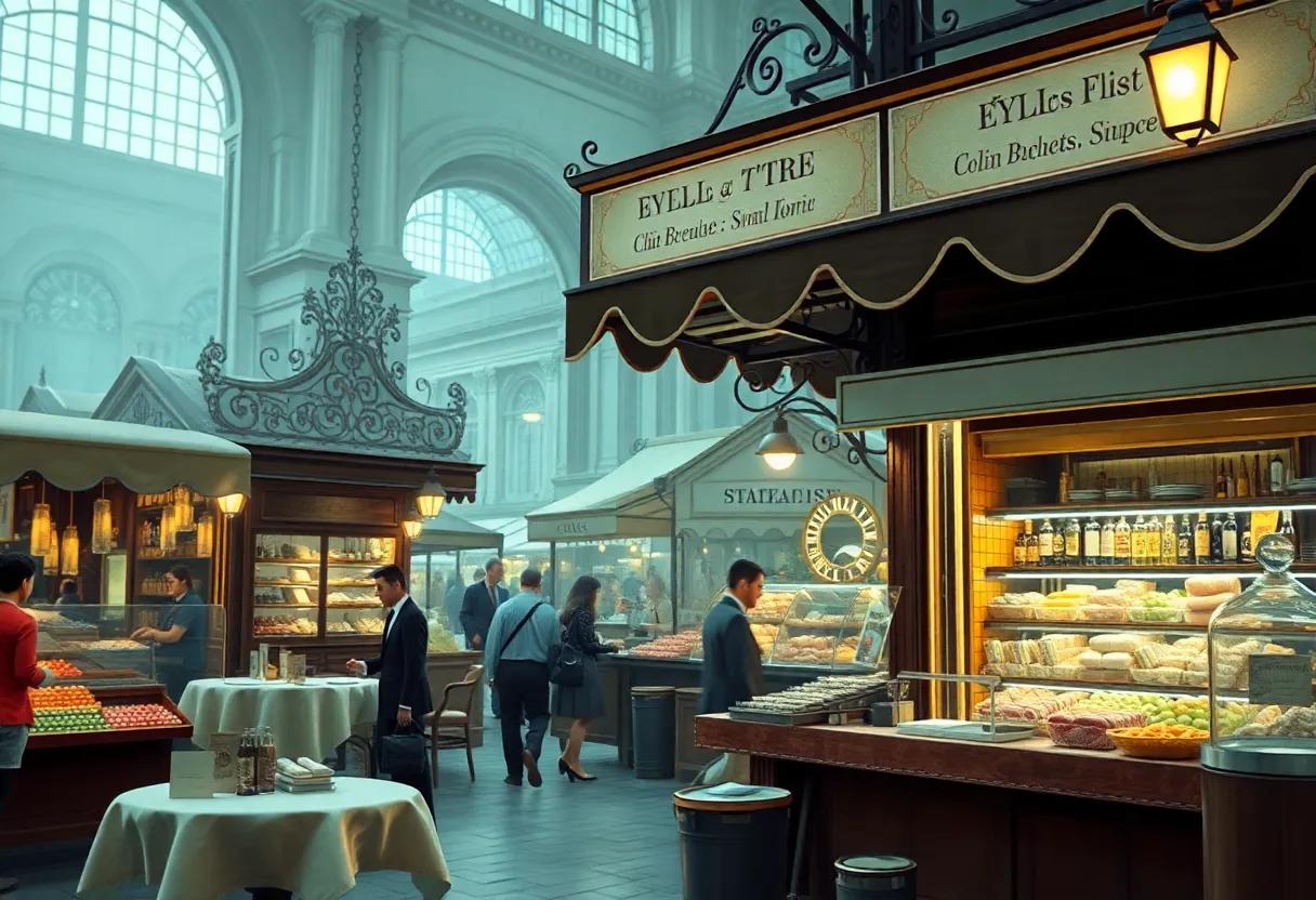 How Zola's Vivid Descriptions Capture the Booming Parisian Marketplace Atmosphere