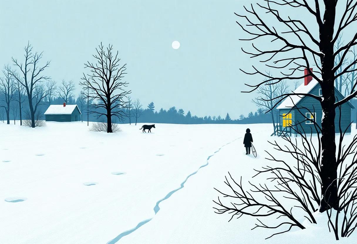How Tove ​Jansson Captures the​ Stillness and Mystery in the Frozen Landscape of Moominvalley