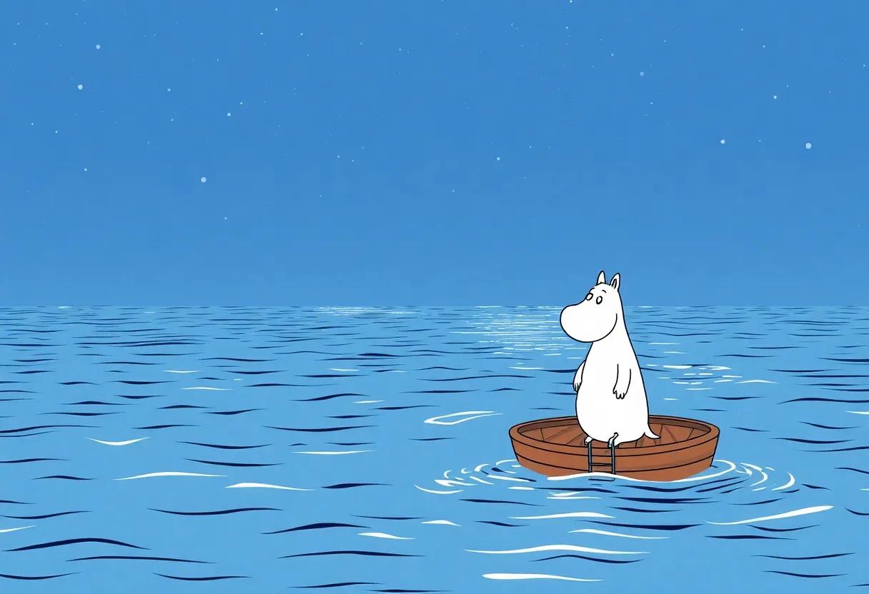 Exploring the Themes of solitude and Self-Discovery Through the Calm and Complex World of Moominpappa at Sea