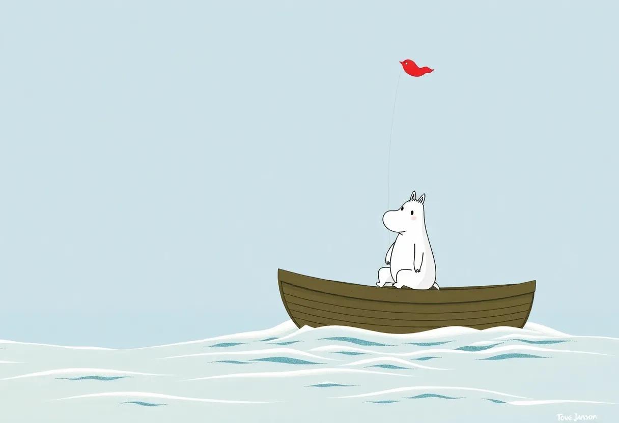 How Tove Jansson's illustrations Deepen Emotional Resonance and Bring Moominpappa's Journey to Life in Subtle Yet Powerful Ways