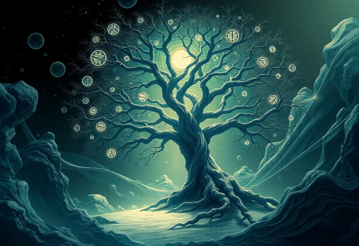 Exploring the Intricate Weave of Time and Narrative in Spaizzzer's Tree of aeons