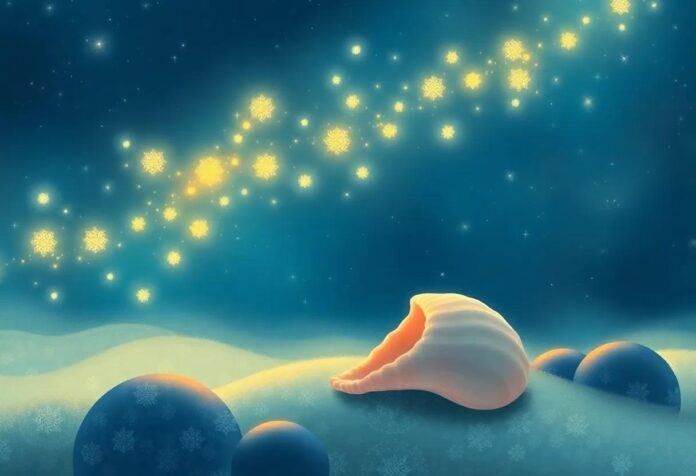 The Enchanted Seashell: Singing the Ocean’s Timeless Melody at Night