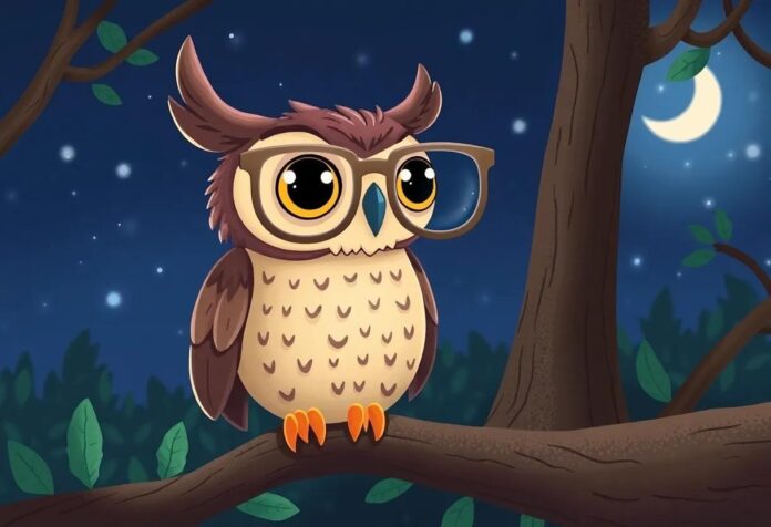The Owl Who Forgot His Glasses: A Nighttime Adventure in the Forest