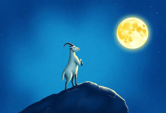 The Goat Who Climbed to the Moon: A Gentle Tale of Dreams and Adventure