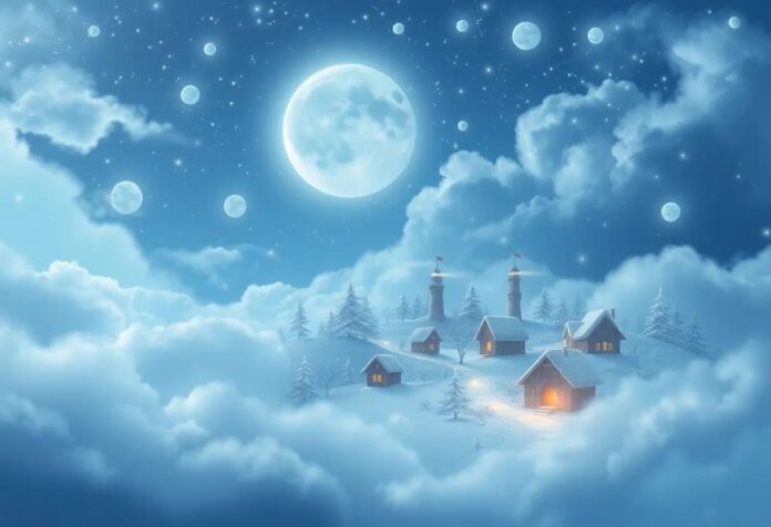 The Enchanted Winter Village Hidden Among the Whispering Clouds