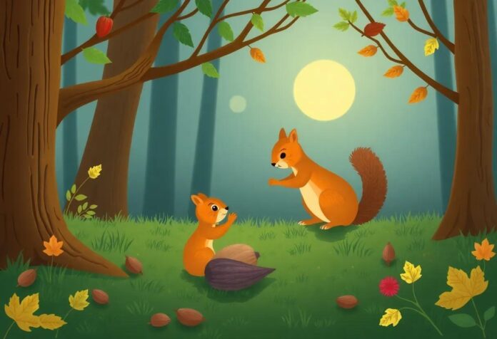 The Squirrel’s Fall Nut Festival: A Cozy Adventure in the Golden Woods