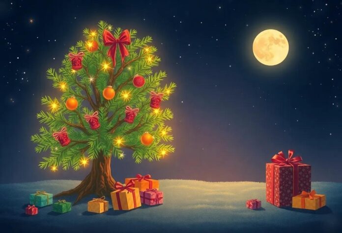 The Enchanted Holiday Tree That Sprouted Gifts Every Night
