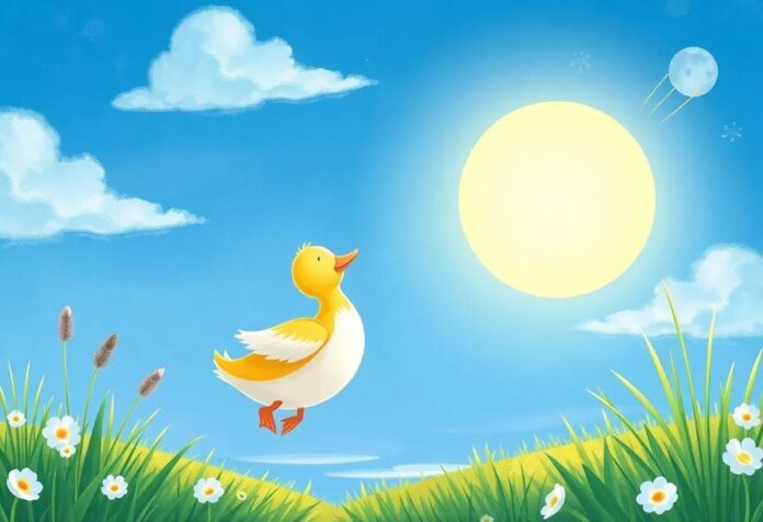 The Little Duck’s Dream: Soaring Beyond the Pond to Touch the Sky