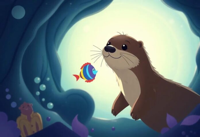 The Otter’s Magical Journey: Discovering the Secret of the Rainbow Fish