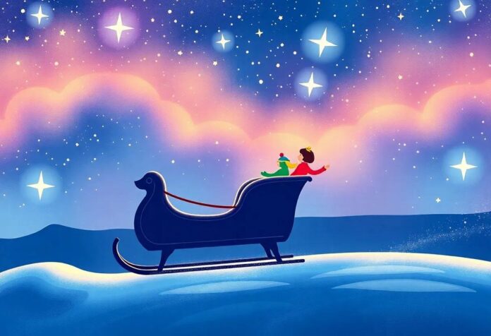 The Enchanted Sleigh Ride: A Sparkling Journey Through the Starry Night