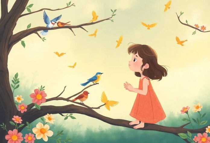 The Girl Who Sang with the Birds: A Melody of Friendship and Nature