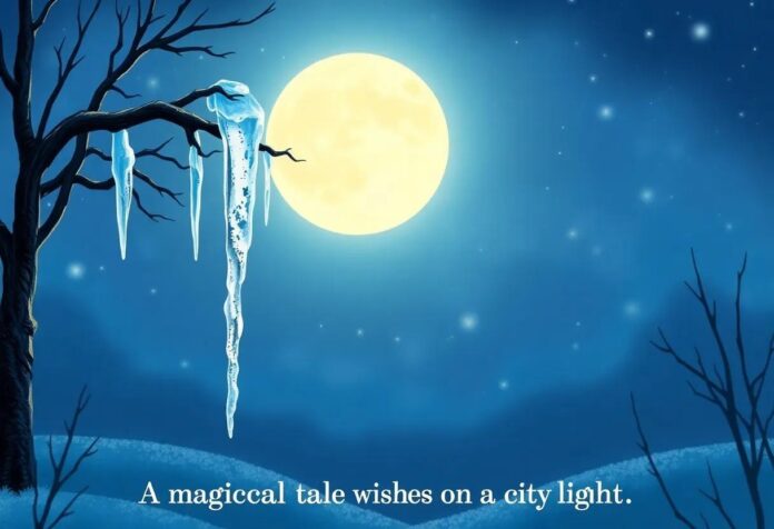 The Whispering Icicle: A Magical Tale of Wishes Under Moonlight