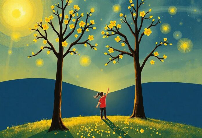 The Girl Who Painted the Trees in Gold: A Magical Bedtime Tale