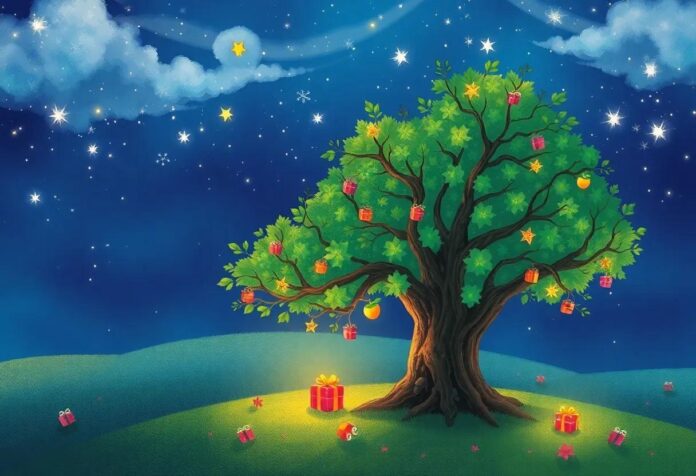 The Enchanted Tree That Blossomed Gifts for Every Child’s Dream