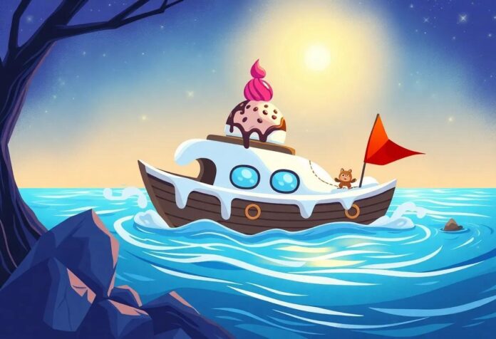 The Enchanted Ice Cream That Transformed Into a Floating Adventure Boat